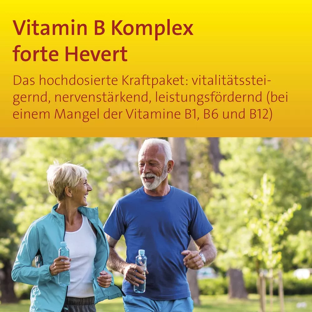 Vitamin B1, B6, B12 hochdosiert mit Vitamin B Komplex forte Hevert